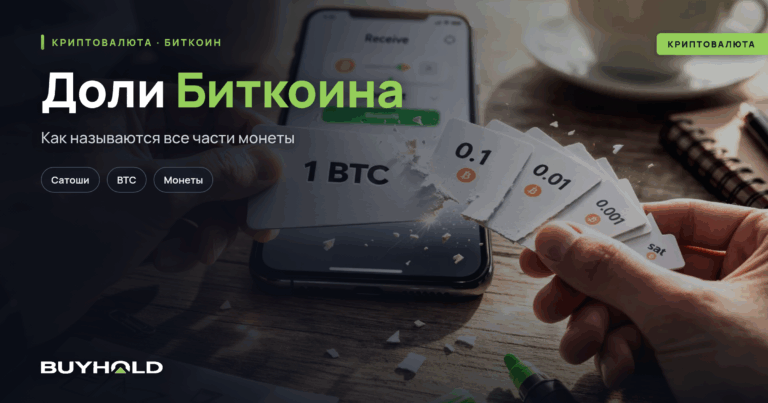 На сколько частей делится Биткоин? Как называются все его доли?