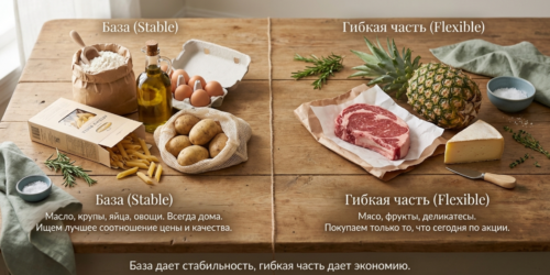 Принцип «базовой корзины» и гибких позиций