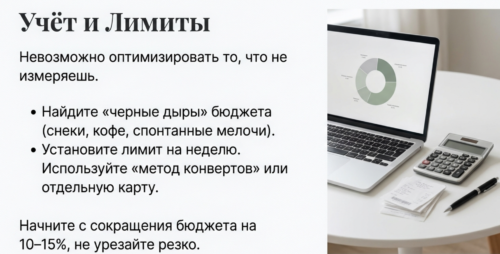 Установка недельного бюджета на продукты
