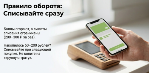 Пока вы копите, старые баллы исчезают.