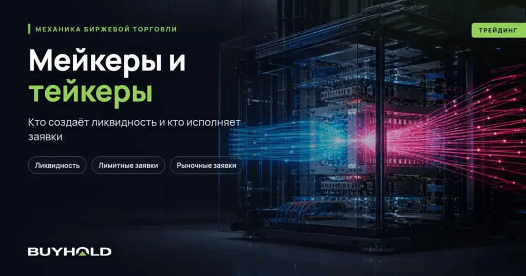 Мейкеры и тейкеры на бирже