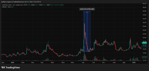 Рост VIX в августе 2024