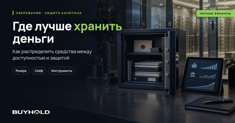 Где лучше хранить деньги? + Как это сделать так, чтобы они приумножались?