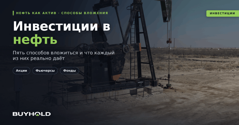 Инвестиции в нефть: 5 способов вложиться и их реальная доходность