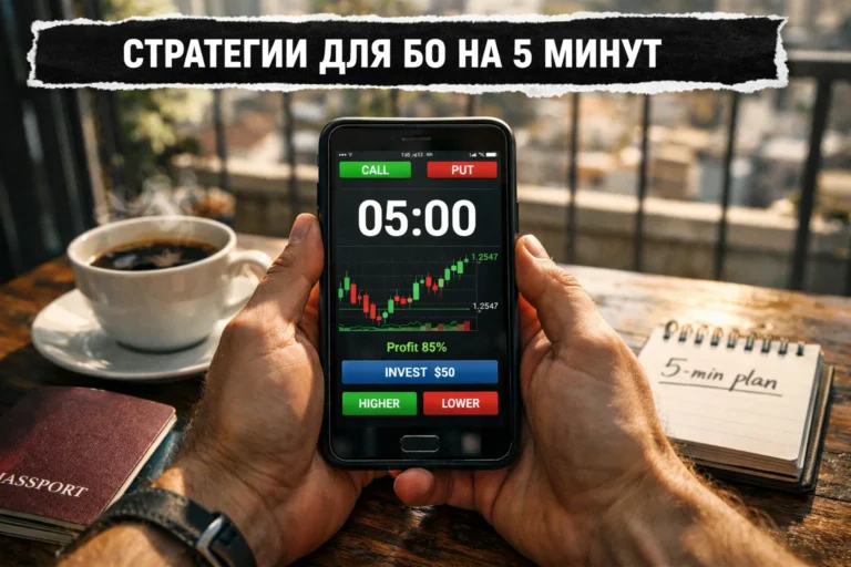 Стратегии для бинарных опционов на 5 минут
