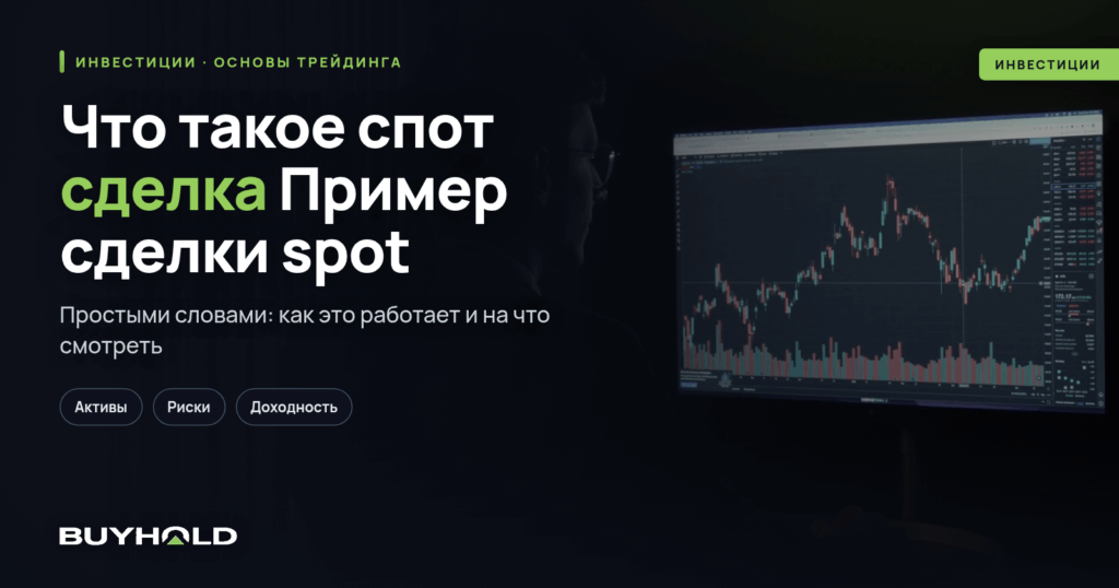 Что такое спот сделка Пример сделки spot