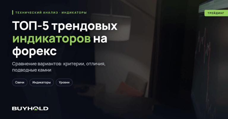 ТОП-5 трендовых индикаторов на форекс. Обзор + рекомендации для торговли
