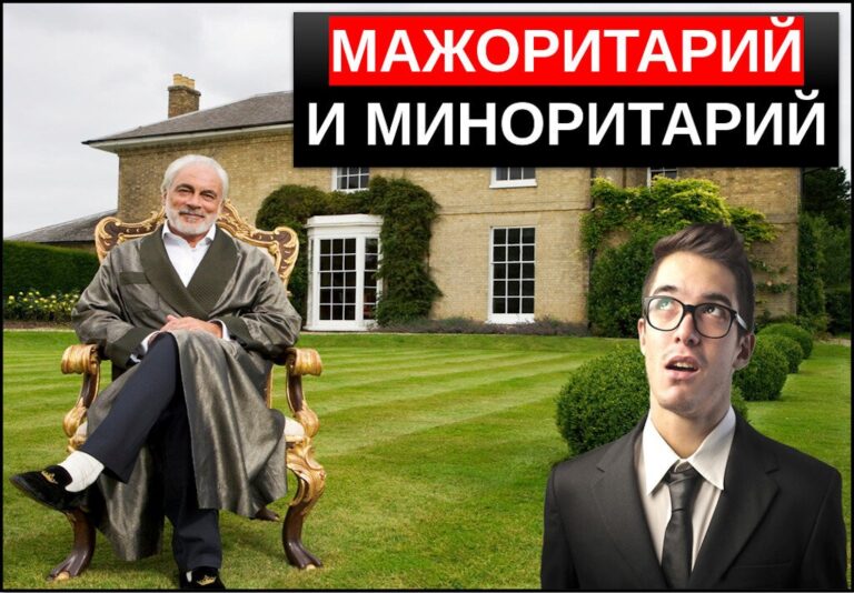 Мажоритарий и миноритарий