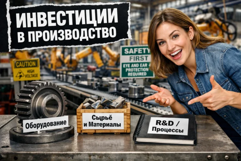 Инвестиции в производство — виды, стратегии и направления инвестирования