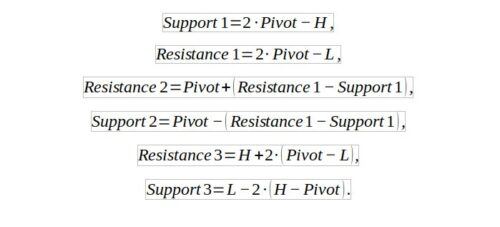Положение линий