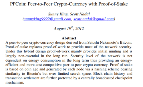 описание Peercoin