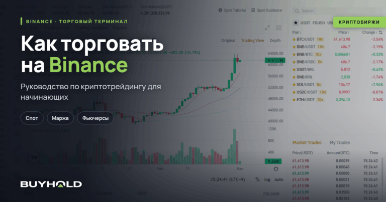 Как торговать на Бинанс – руководство по криптотрейдингу для новичков
