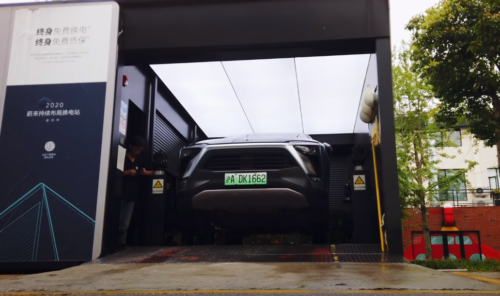 станция замены аккумуляторов от NIO