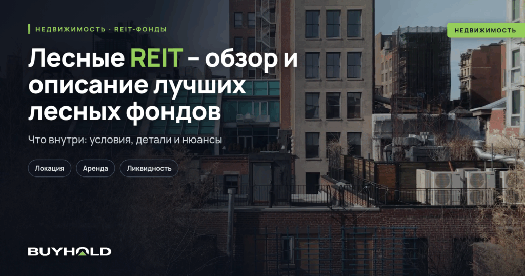 Лесные REIT – обзор и описание лучших лесных фондов