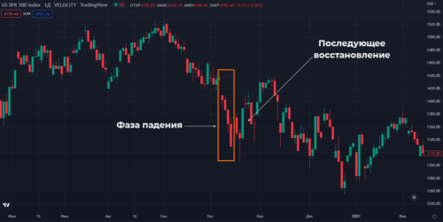 отскок мертвой кошки в 2000