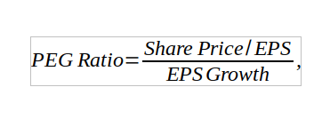 формула PEG Ratio