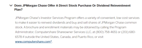 в роли трансфер-агента выступает ComputerShare