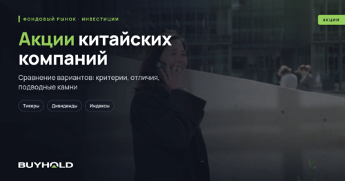 Акции китайских компаний — ТОП-15