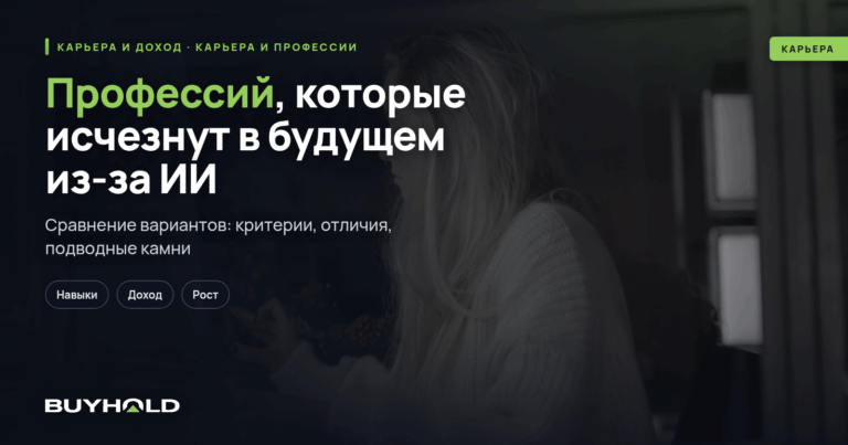 ТОП-22 профессий, которые исчезнут в будущем из-за ИИ
