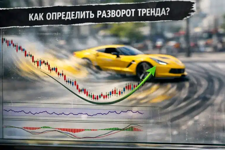 Как определить разворот тренда?