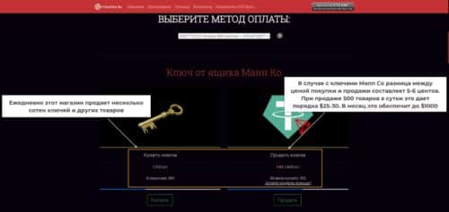 Продажа внутриигровой валюты