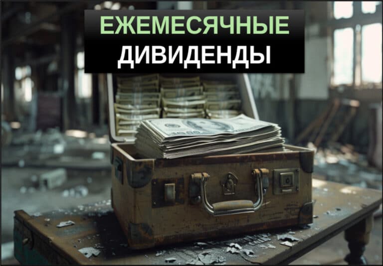 акции с ежемесячныи дивидендами