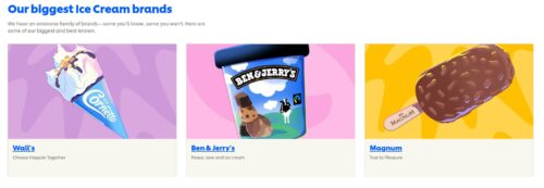 мороженое unilever