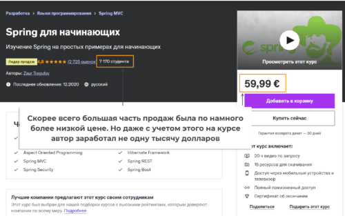 Продажа знаний как пассивный доход