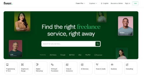 израильская биржа фриланса Fiverr