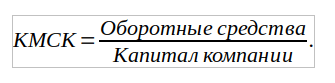 Коэффициент маневренности собственного капитала