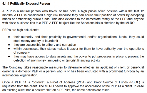 Политически значимые лица