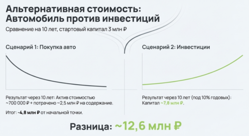 Инвестиции vs автомобиль