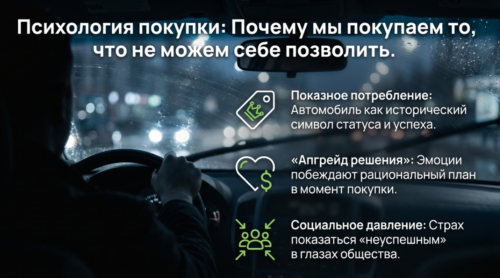 причина покупки машины