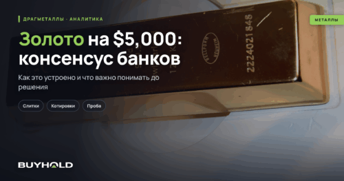 Золото на $5,000: консенсус банков — полный анализ прогнозов на