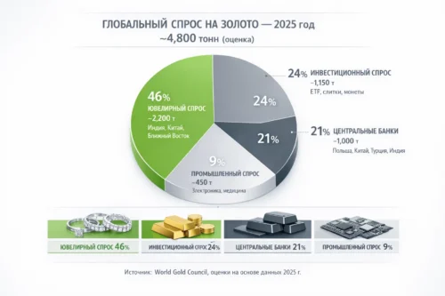 спрос на золото