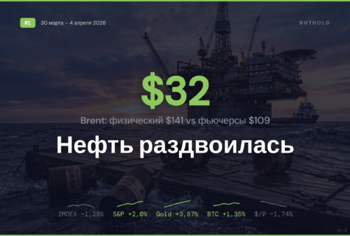 Обзор рынка 30 марта – 4 апреля 2026: нефть раздвоилась, Дума берётся за крипто