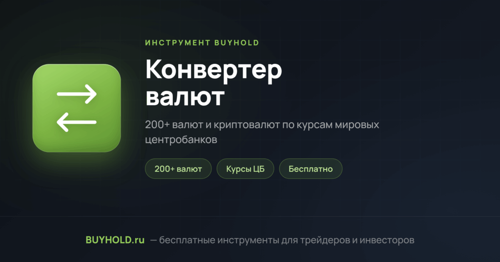 Конвертер валют — превью инструмента BUYHOLD