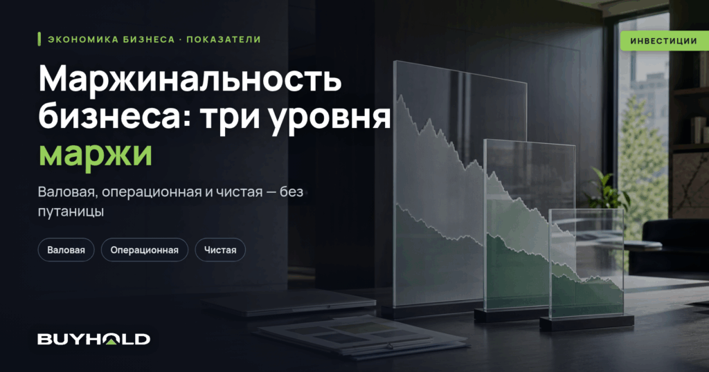 Маржинальность бизнеса: валовая, операционная и чистая маржа